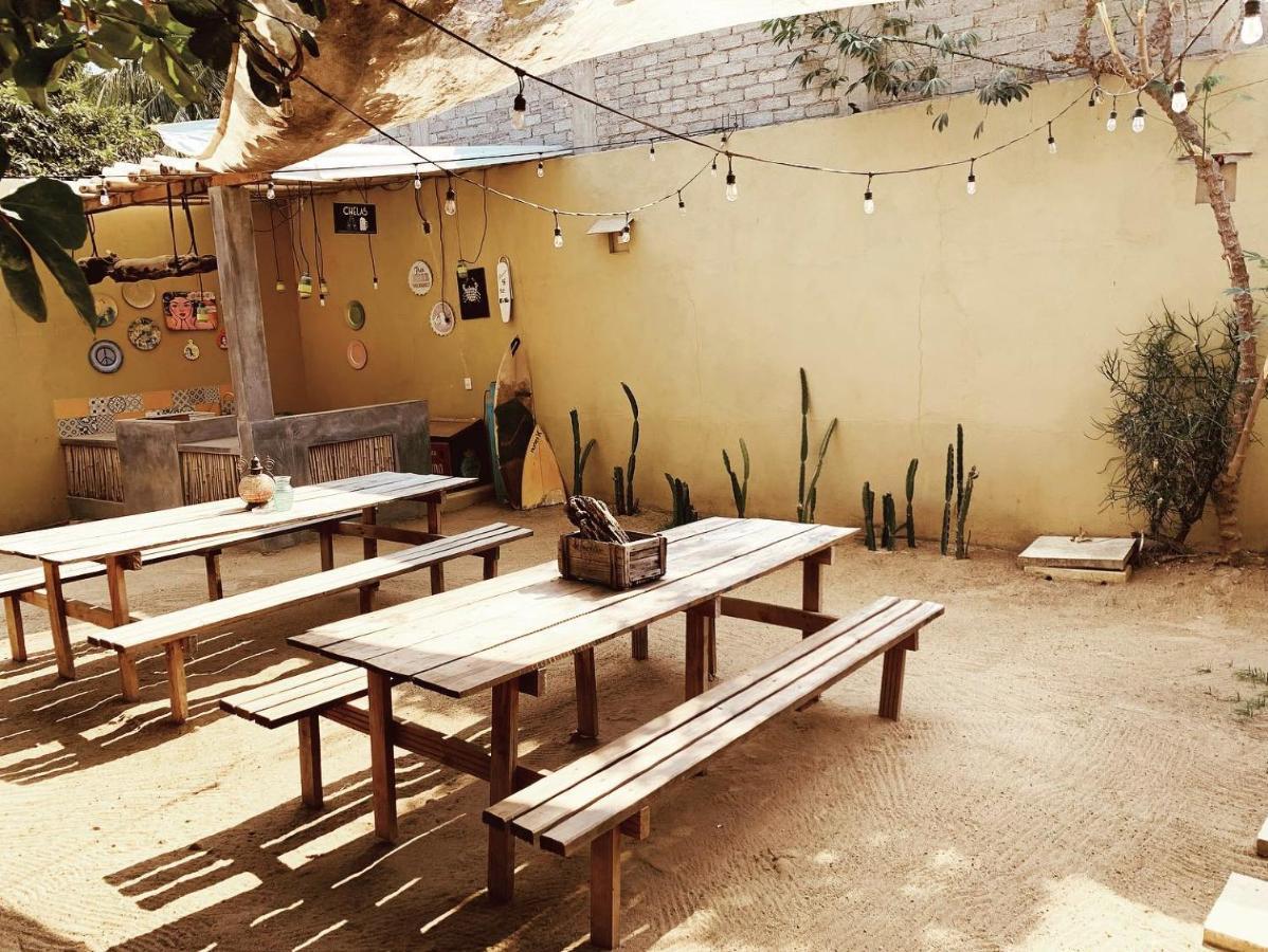 La Palmera Hostel Puerto Escondido  Buitenkant foto
